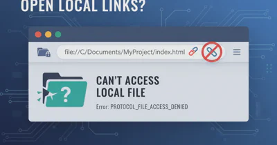 Can Google Chrome open local links?