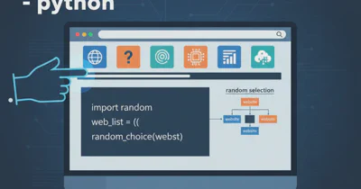 How do I go to a random website? - python