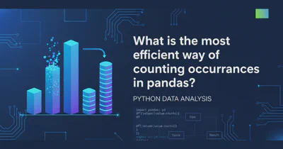 What is the most efficient way of counting occurrences in pandas?