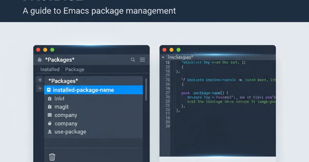 Hero image for How to remove installed elpa package