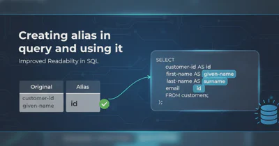 Creating alias in query and using it
