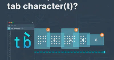 How many spaces for tab character(\t)?