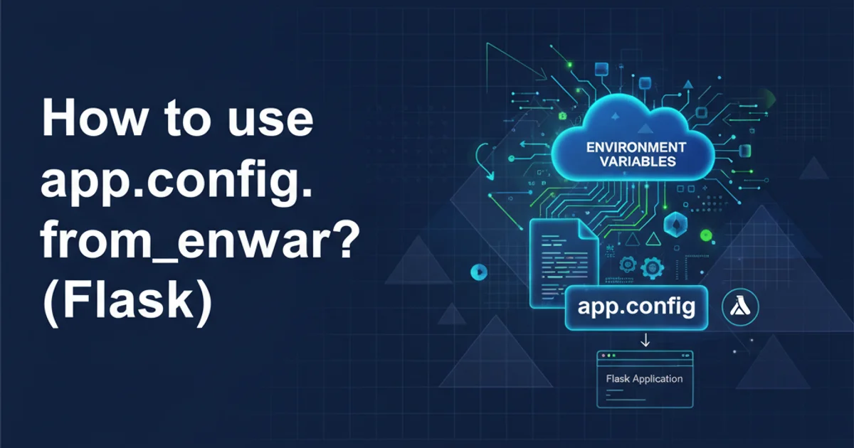 Hero image for How to use app.config.from_envvar? (Flask)