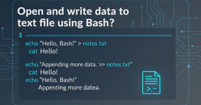 Open and write data to text file using Bash?