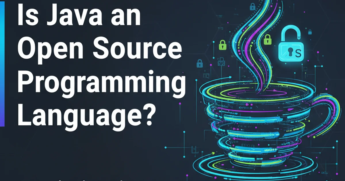 Hero image for Is java an open source programming language?