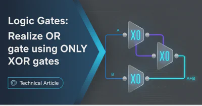 Logic Gates: Realize OR gate using ONLY XOR gates
