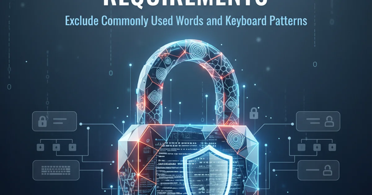 Abstract illustration of a secure lock with complex, non-repeating patterns, symbolizing strong password security.