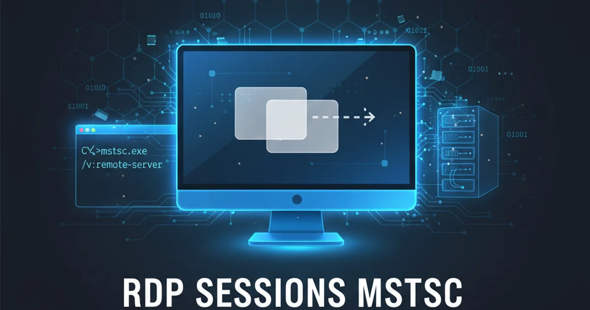 Hero image for RDP sessions mstsc