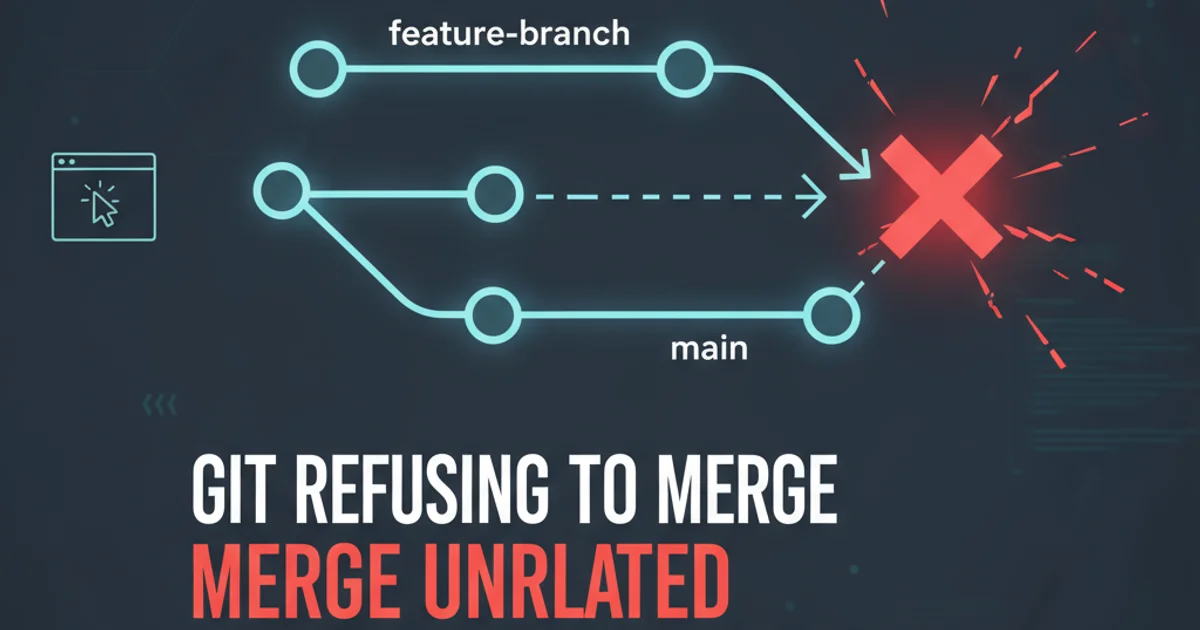 Hero image for Git refusing to merge unrelated histories on rebase