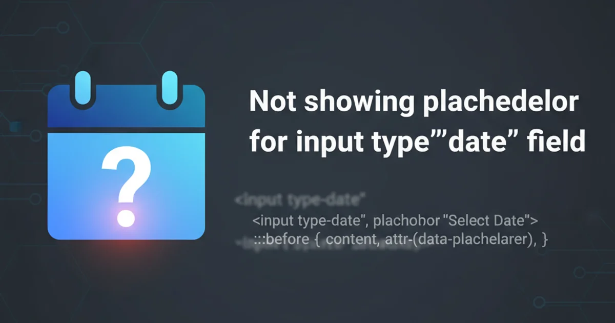 A calendar icon with a question mark, symbolizing the missing placeholder in date input fields.