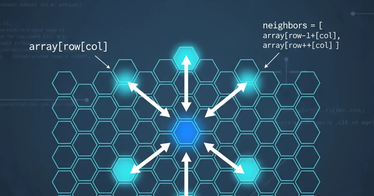 Hero image for Get adjacent elements in a two-dimensional array?