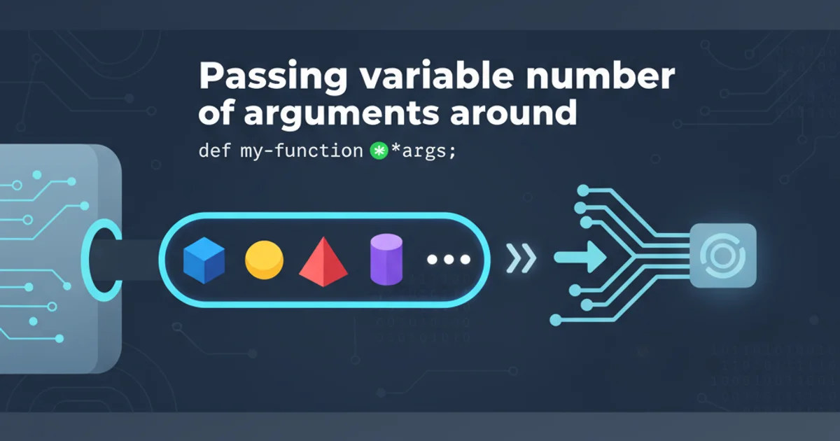 Hero image for Passing variable number of arguments around