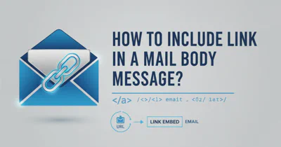 How to include link in a mail body message?