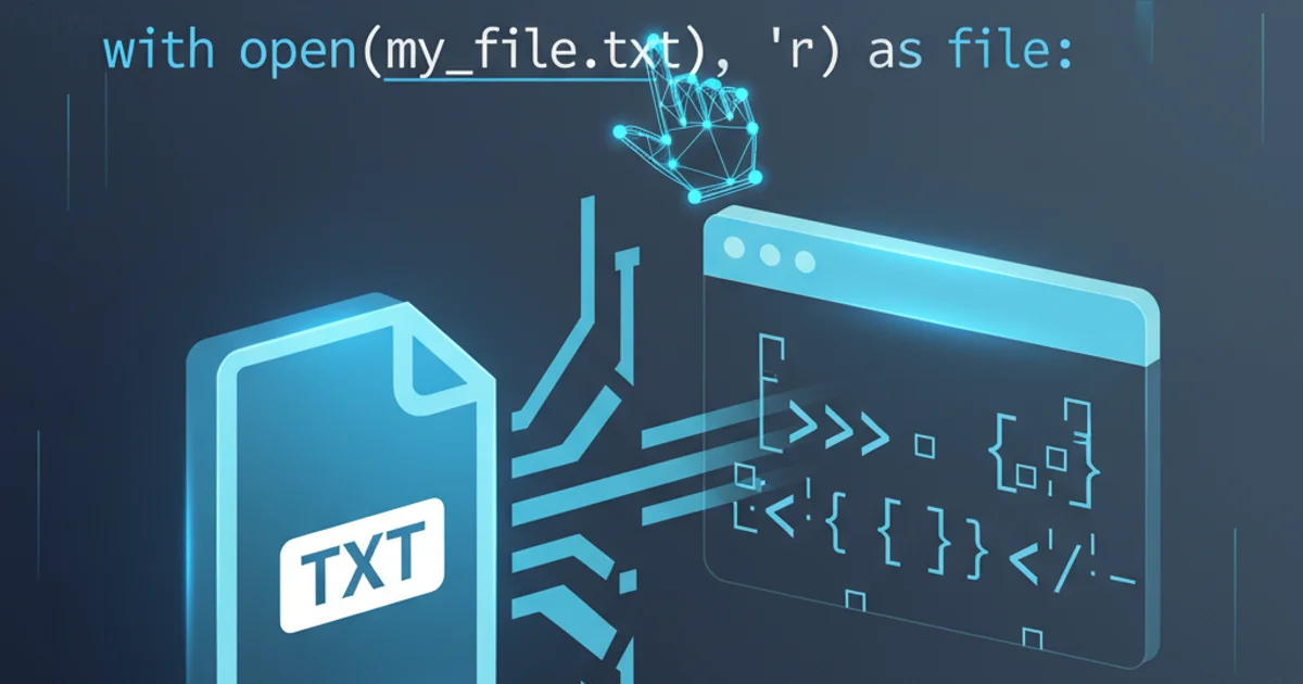 Hero image for How to open a file using the open with statement