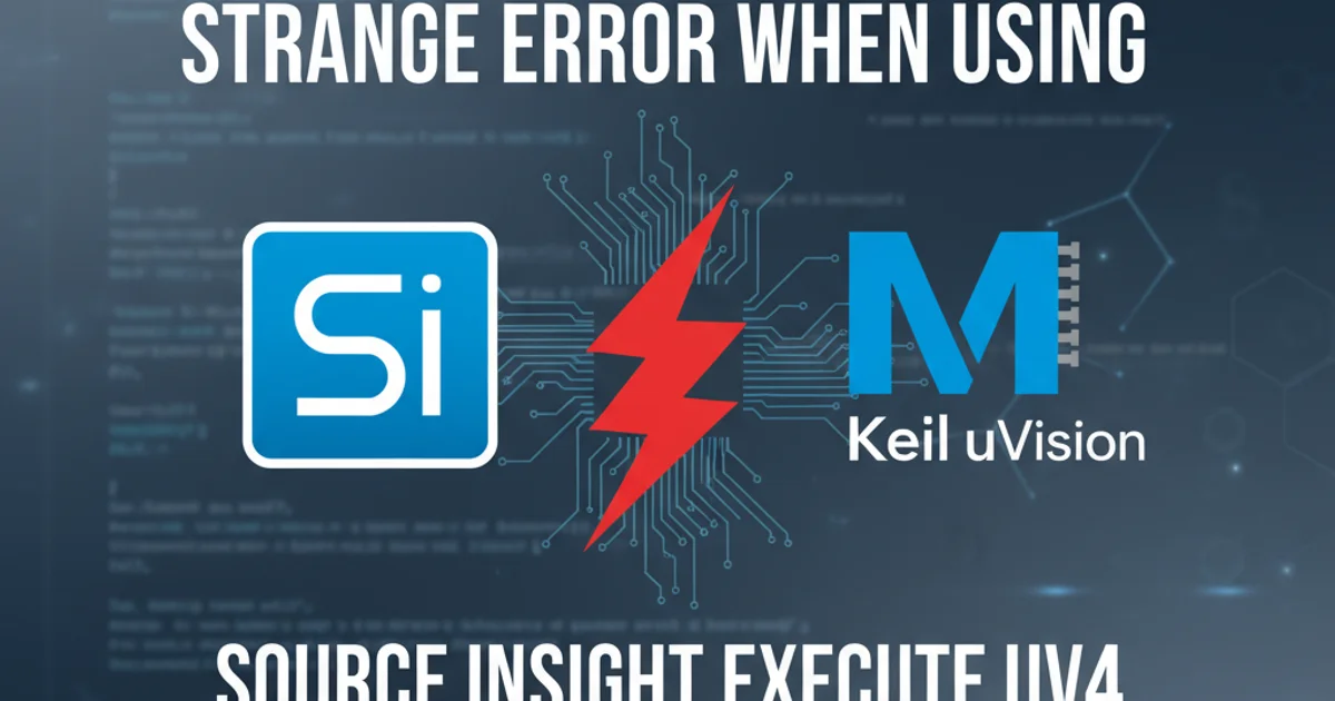 Hero image for strange error when using source insight execute UV4