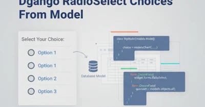 Django RadioSelect Choices From Model