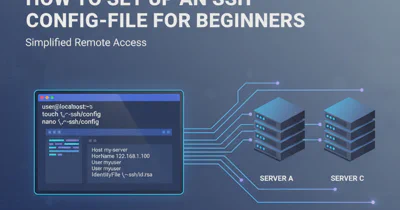 How to set up an SSH config-file for beginners