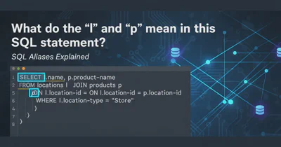 What do the ālā and āpā mean in this SQL statement?