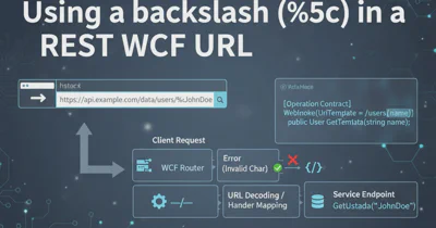 Using a backslash (%5c) in a REST WCF URL