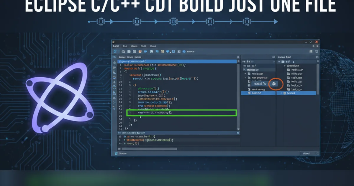 Hero image for eclipse c/c++ CDT build just one file