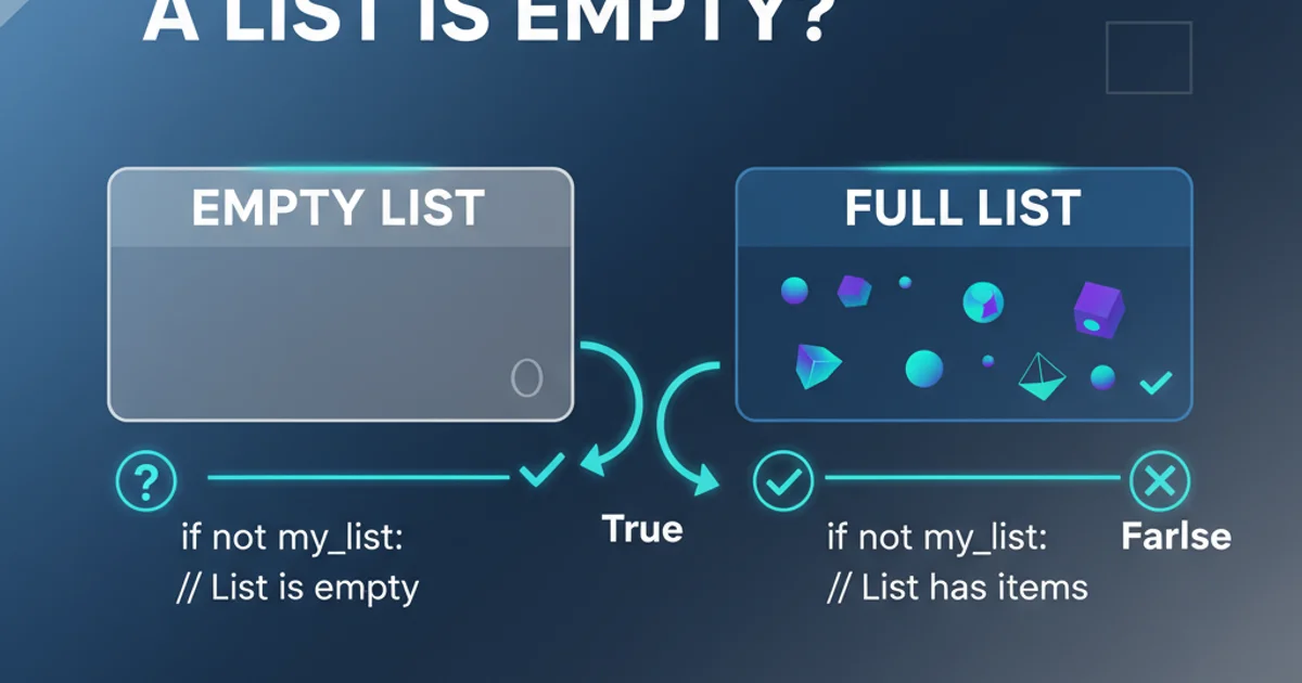 Hero image for How do I check if a list is empty?