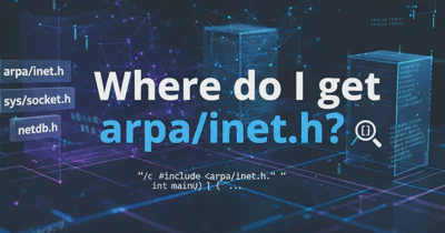 Where do I get arpa/inet.h?