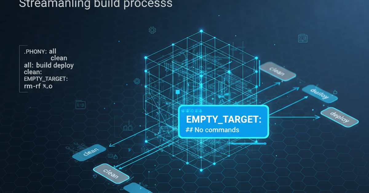Hero image for Use of 'Empty Target' in makefile