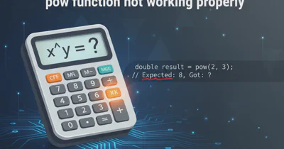 pow function not working properly