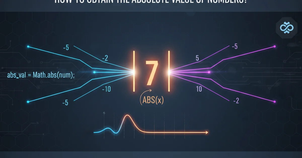 Hero image for How to obtain the absolute value of numbers?