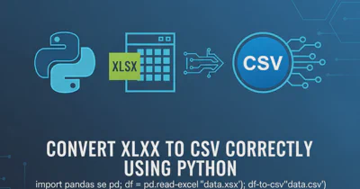 Convert XLSX to CSV correctly using python