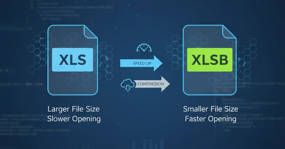 Hero image for End user difference between .xls and .xlsb?