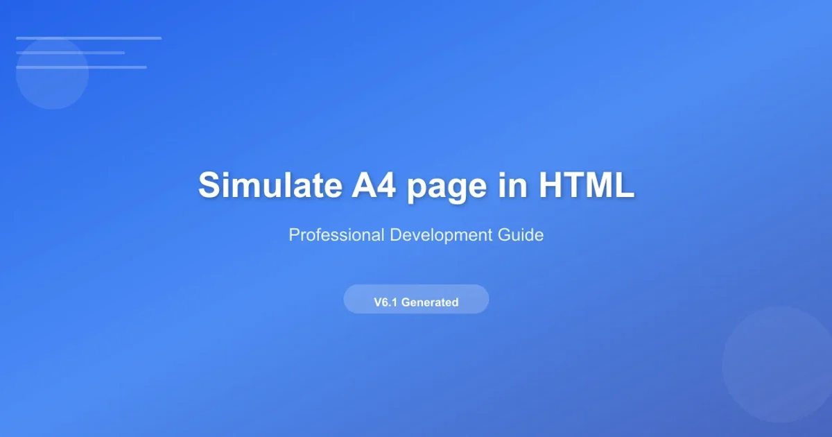 Illustration of a web page layout transforming into an A4 document, symbolizing print and PDF readiness.