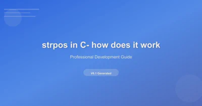 strpos in C- how does it work