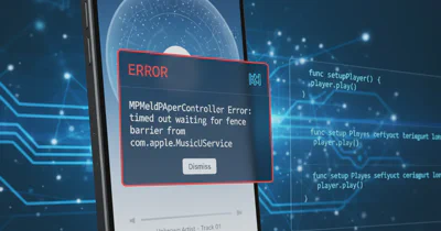MPMediaPlayerController Error: timed out waiting for fence barrier from com.apple.MusicUIService