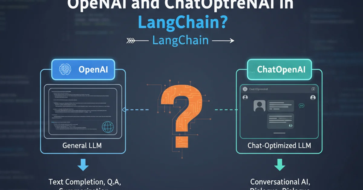Hero image for What is the difference between OpenAI and ChatOpenAI in LangChain?