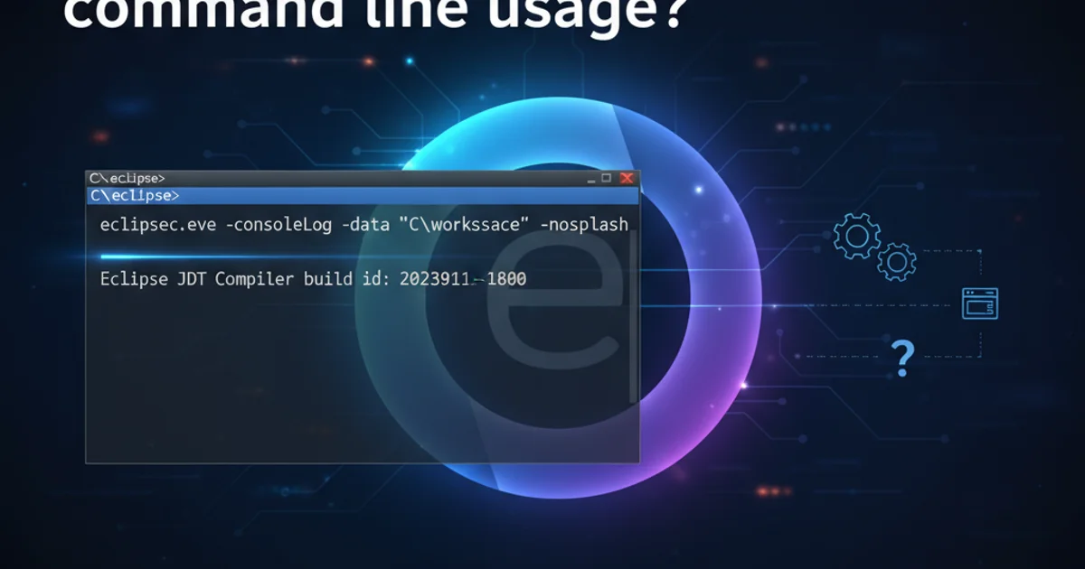 Hero image for eclipsec.exe options/ command line usage?