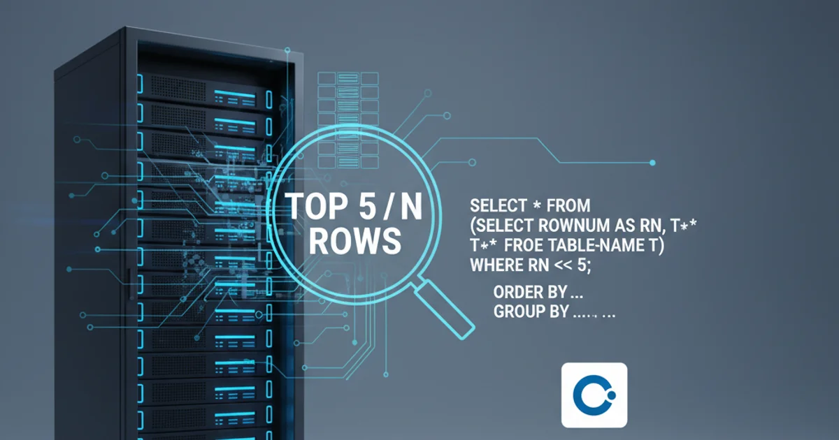 Hero image for How to select top five or 'N' rows in Oracle 11g