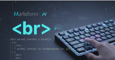 How to insert a line break <br> in markdown
