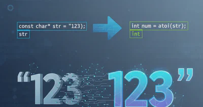 How to convert a string to integer in C?