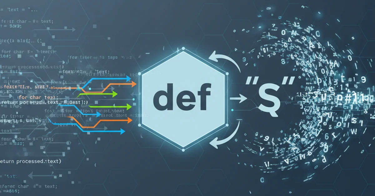 Hero image for How to use "def" with strings