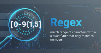 Regex - match range of characters with a quantifier that only matches numbers