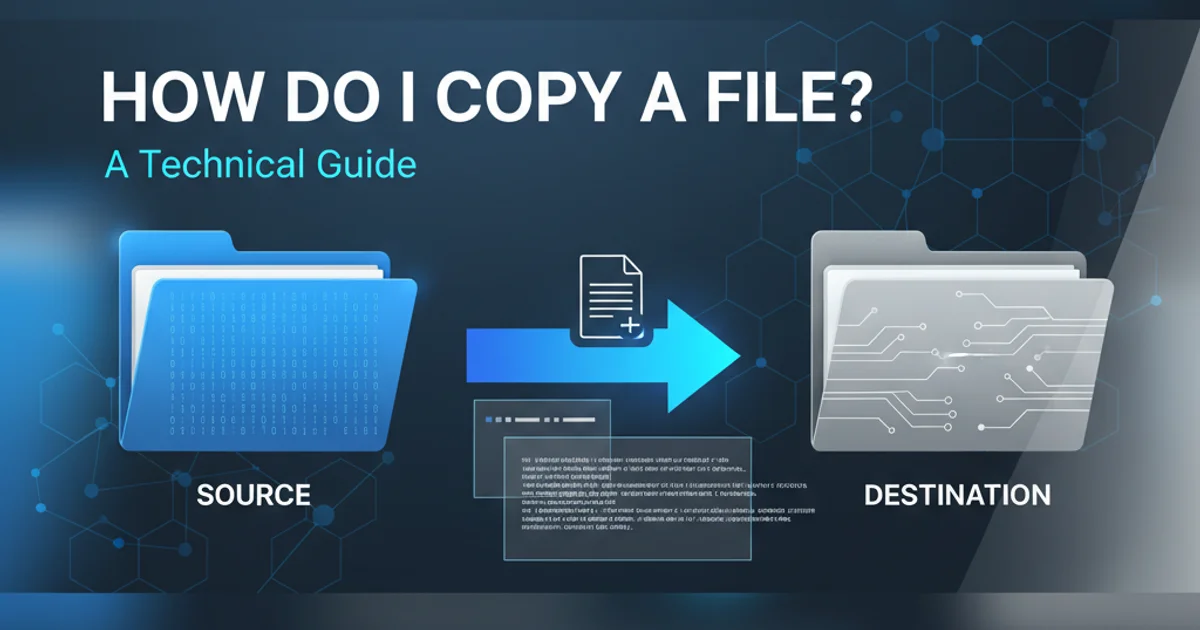Hero image for How do I copy a file?
