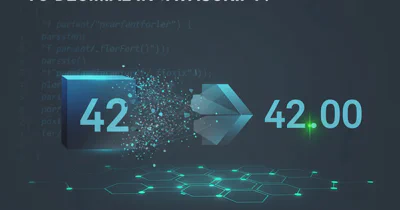 How do I convert an integer to decimal in JavaScript?