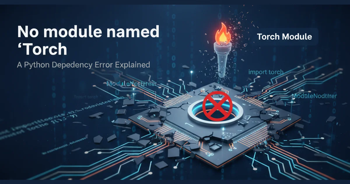 Hero image for No module named "Torch"