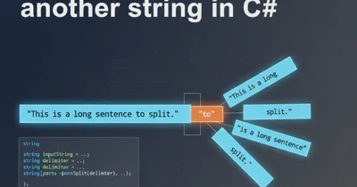 Split a string by another string in C#