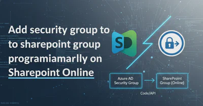 Add security group to sharepoint group programmatically on Sharepoint Online
