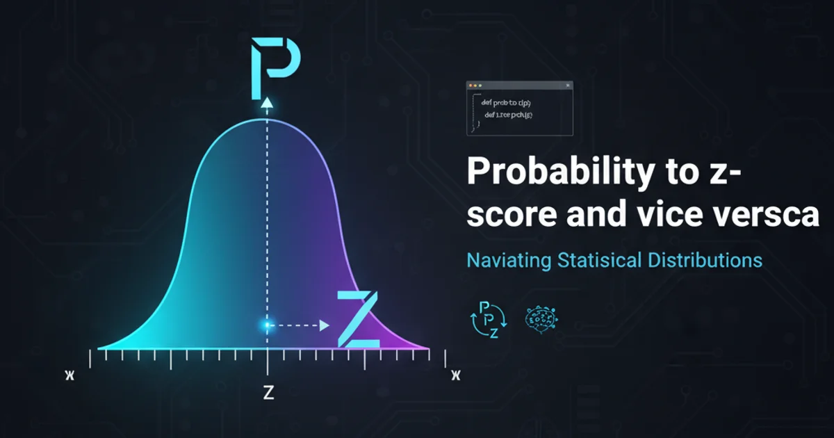 Hero image for Probability to z-score and vice versa