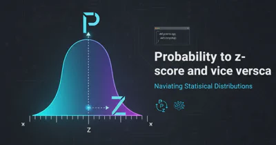 Probability to z-score and vice versa