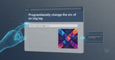 Programmatically change the src of an img tag