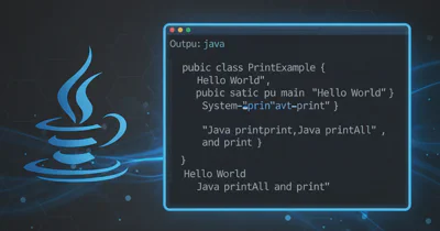 Java printAll and print